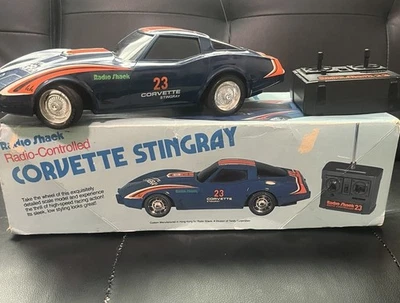 Radio shack remote Radio control Corvette Stingray 1/14 scale 60-3079 27 MHz - Image 1 of 2