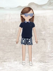 NWT 100% AUTH Gucci Girls Felted Stretch Cotton Jersey Short Sleeve Sweatshirt - Picture 1 of 10