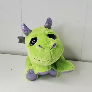 Peluche Russ Lil Peepers Blaze The Green Dragon ojos grandes púrpura alas brillantes juguete - Imagen 1 de 8