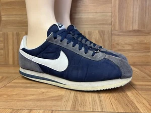 RARE🔥 Size 12 - Nike Cortez Basic Nylon '06 Midnight Navy 2012 317249-413 Shoe - Picture 1 of 12