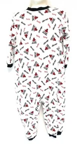 Infant Toddler Kids Boys NBA Reebok Chicago Bulls Basketball Sleeper Pajamas PJs - Picture 1 of 2