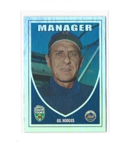 2002 Topps Super Teams Retrofractors #87 Gil Hodges 0433/1969 NMMT - Picture 1 of 2