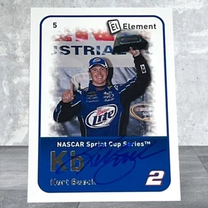 Kurt Busch NASCAR 75 GREATEST DRIVERS CHAMPION signed card 2009 WHEELS ELEMENT - Picture 1 of 1