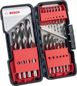 Bosch PointTeQ HSS Set di punte per metallo punte a spirale in ToughBox Ø 1-10 mm 18 pezzi - Foto 1 di 1