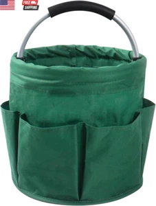 Garden Tool Bag, Foldable Gardening Bags for Tools, Garden Tool Organizer with 6 - Picture 1 of 9