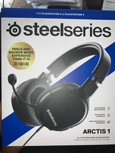 SteelSeries Arctis 1 gaming headset 3.5mm wired + mic for Xbox PS5 PS4 PC - Picture 1 of 5