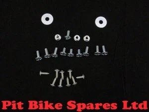 Pit Bike Full Plastics Nut & Bolt Fitting Kit For CRF50 Plastics Fairings - Picture 1 of 1