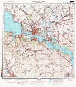 Mapa topográfico militar soviético ruso - KREMENCHUK (Ucrania), 1:200K, edición 1983 - Imagen 1 de 6
