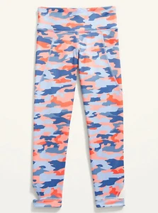 Old Navy Girls Mid-Rise Elevate Ankle-Cutout Go-Dry 7/8-Leggings Size Small 6-7 - Picture 1 of 1