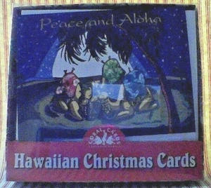 Hawaiian Camels Holiday Cards, Peace and Aloha, 10 Cards & Envelopes - Picture 1 of 2