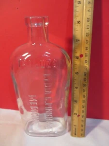 Vintage Lydia Pinkham's Medizin 14 1/2 Unze Glasflasche - Bild 1 von 4