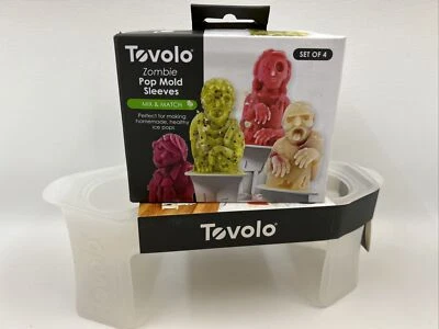 Tovolo Zombies Ice Pop Molds Flexible Silicone Easily-Removable Summer Fun!! - Imagem 1 de 4