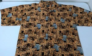 Vintage Roca wear Shirt Men's XXL Roca wear Pattern Button Up Geometric - Picture 1 of 5