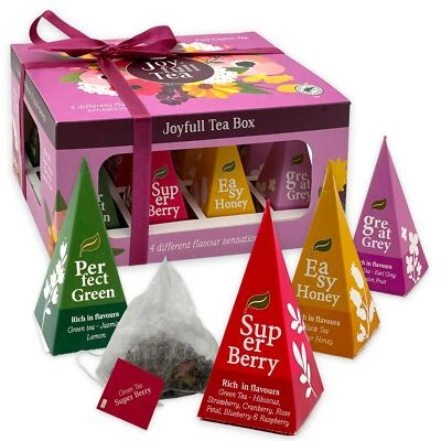 Teegeschenk in Geschenkbox Kollektion ausgewählter Schwarztee & Grüntee Tee-G... - Bild 1 von 4