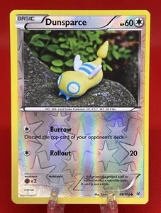 Juego de cartas coleccionables Pokémon Dunsparce 68/108 XY Roaring Skies holograma inverso inglés X&Y 2015 casi nuevo - Imagen 1 de 2