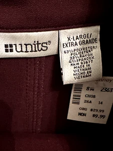 Gilet con zip marrone "Units XL nuovo con etichette e jeans classici "Jones of New York" $50 - Foto 1 di 7