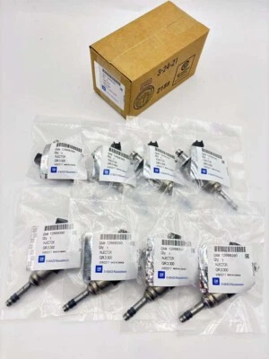 Chevrolet GMC 1500 5.3L A12668390 V8 x8 OEM ACDelco Fuel Injectors for 2014-2017 - Image 1 of 4