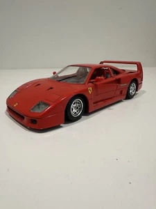 Bburago Diecast Ferrari F40 Car 1:18 Scale No Box Vintage Manufacture Vehicle - Picture 1 of 5