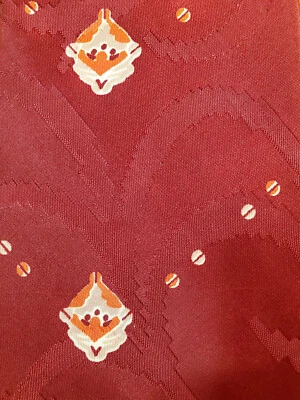 CORBATA VINTAGE AÑOS 40 1950 ~ ROJO WEMBLEY ~ AUDAZ ROCKABILLY ERA ESPACIAL MOD MODERNO ~ 51" Foto 1 de 4