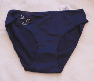Nuevo con etiquetas Bikini Panty Simone Perele Paris Andora Azul Marino Talla: FR/EUR 2 US S 131720 Foto 1 de 4