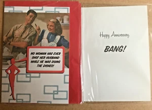 CANADA NOBLEWORKS FUNNY RUDE HAPPY WEDDING ANNIVERSARY CARD - OTHERS LISTED - Picture 1 of 3