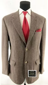 Nuevo Abrigo Blazer Chaqueta Abrigo Deportivo Tasso Elba Para Hombre Lana Seda Camelhair Flack Talla L - Imagen 1 de 8