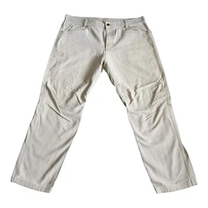 The North Face Men's Pants Canvas Chino Casual Flat Front Beige Size 40 Regular - Picture 1 of 6