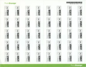 USA PHOTOSTAMPS BRIEFMARKEN.COM 3CVP1 2 ¢ BLATT - Bild 1 von 1