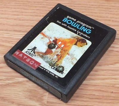 *UNTESTED* Bowling Vintage Atari Game Cartridge ONLY **READ**  - Image 1 of 3