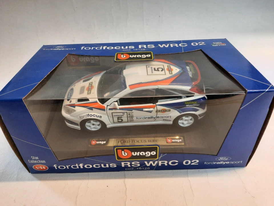 Burago BBurago Ford Focus RS WRC 02 #5 MARTINI 1998 1/24 16126 - Immagine 1 di 1