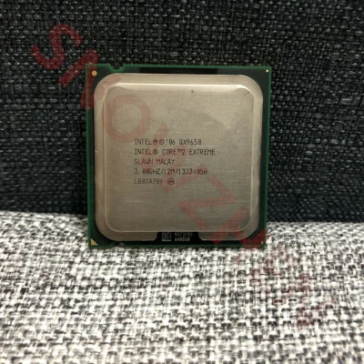 Intel Core 2 Extreme QX9650 CPU 4-Core 3 GHz 12M 1333 SLAN3 Socket 775 Processor - Image 1 of 2