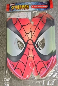 SPIDER-MAN Webbed Wonder PAPER MASKS Birthday Party Supplies Favors Marvel - Picture 1 of 2