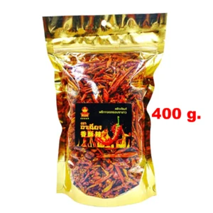 Crispy Chili peppers Sesame Roasted chili Thai Snack Burn fat healthy 400 g. - Picture 1 of 7