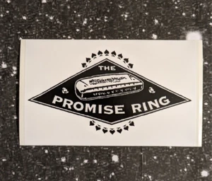 The Promise Ring 4 x 2" wasserdichter Vinyl Aufkleber - Zopf Rucksack Jawbreaker Emo - Bild 1 von 5