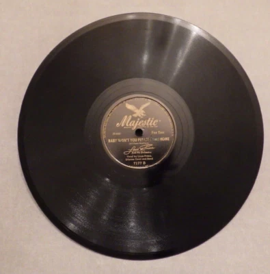 Louis Prima and his Orchestra BABYWON'T YOU PLEASE COME HOME Majestic 7177 - Image 1 of 2