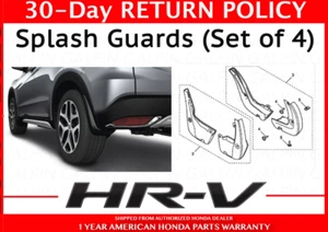 Honda HR-V Sport & Touring Splash Guard Set 19-22 HRV Mud Guards  08P00-T7S-100A - Picture 1 of 3