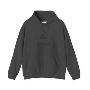Inspirational Unisex Hoodie - "Be The Bridge" Design, Cozy Gift for Friends, - Picture 1 of 53