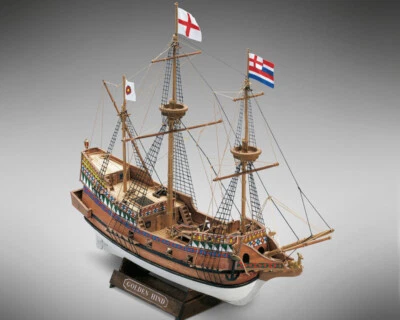 Krick Mini-Mamoli Segelschiff Golden Hind 1:110 Holz Bausatz - 21871 - Bild 1 von 2