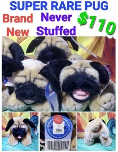NUEVO Build A Bear PUG cachorro perro súper raro NUNCA RELLENO peluche retirado 15""  - Imagen 1 de 13