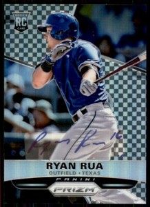 2015 Panini Prizm Ryan Rua Signed IP AUTO Rookie Texas Rangers #200
