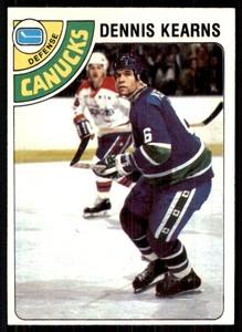 1978-79 Topps #191 Dennis Kearns Vancouver Canucks