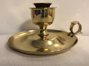 Vintage Messing Hand Kerzenständer Fingerring Griff hübsch - Bild 1 von 7