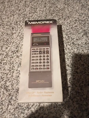 MEMOREX TURBO UNIVERSAL REMOTE CONTROL CP8 VGUC Vintage 1991 New! - Image 1 of 4