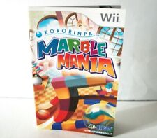 Kororinpa Marble Mania Manual Only NO GAME Nintendo Wii Instruction Booklet