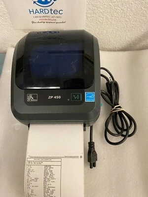 Zebra ZP450 Direct Thermal Label Barcode Printer - Image 1 of 3