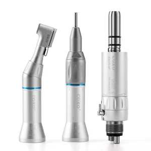 COXO Low-speed Contra Angle/Straight Handpiece External Channel 4-hole Air Motor - Picture 1 of 28