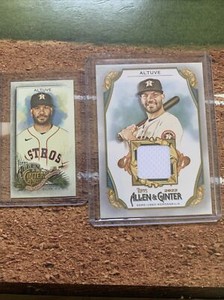 José Altuve 2022 Allen And Ginter Relic & A&G Back Mini