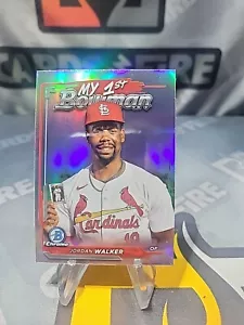 Jordan Walker 2024 Bowman Chrome #M1B-21 My 1st Bowman St. Louis Cardinals - Picture 1 of 2