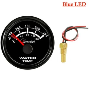Jiecaizi 52mm Water Temp Gauge With Sender Sensor 40-120c 100-250f Temperature - Picture 1 of 9