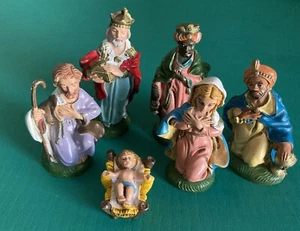 6 Krippenfiguren vollfarbig, Depose Italien - Fontanini - Bild 1 von 14